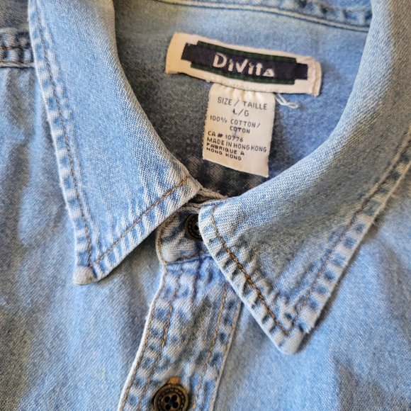 Divita Denim Button-Down - Picture 2 of 3